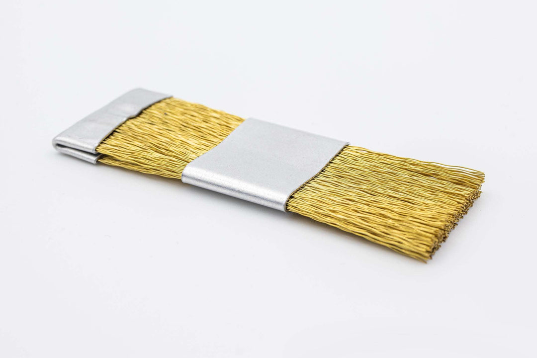 Flat Metal Brush for Cleaning Carbide Bits, size 20x60 mm