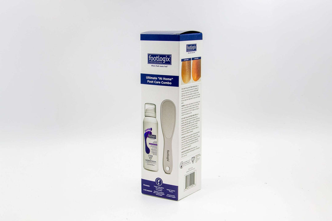 Footlogix At home foot care combo - callus softener (100 ml ) and exfoliating foot file (contact us for professional pricing)