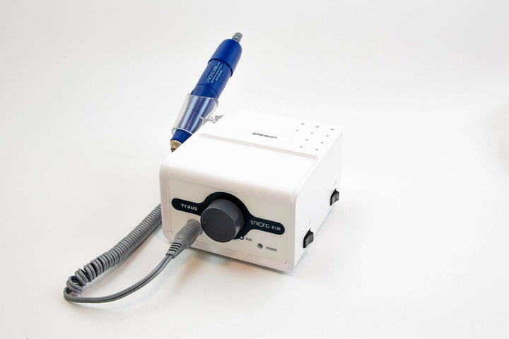Saeshin Strong B135 Nail Drill with 105L or H300 or H350 handpiece up to 40K RPM Original