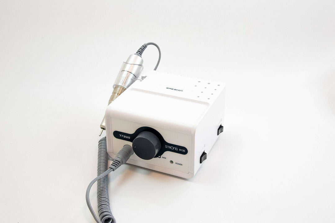 Saeshin Strong B135 Nail Drill with 105L or H300 or H350 handpiece up to 40K RPM Original