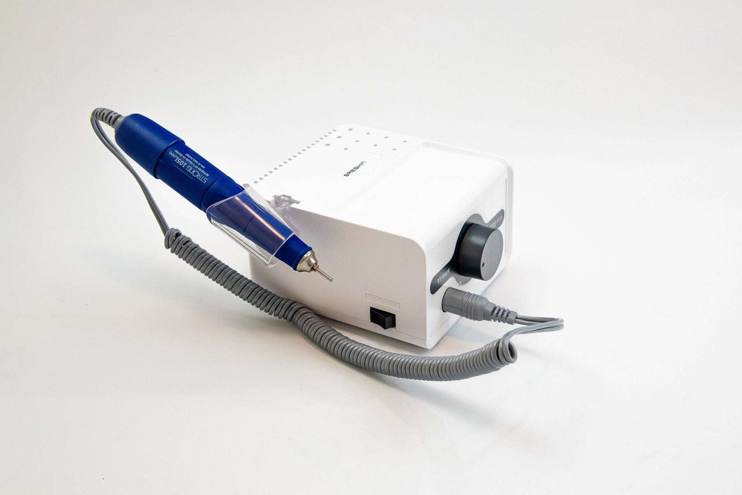 Saeshin Strong B135 Nail Drill with 105L or H300 or H350 handpiece up to 40K RPM Original