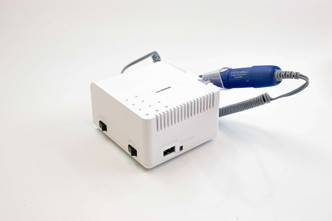 Saeshin Strong B135 Nail Drill with 105L or H300 or H350 handpiece up to 40K RPM Original