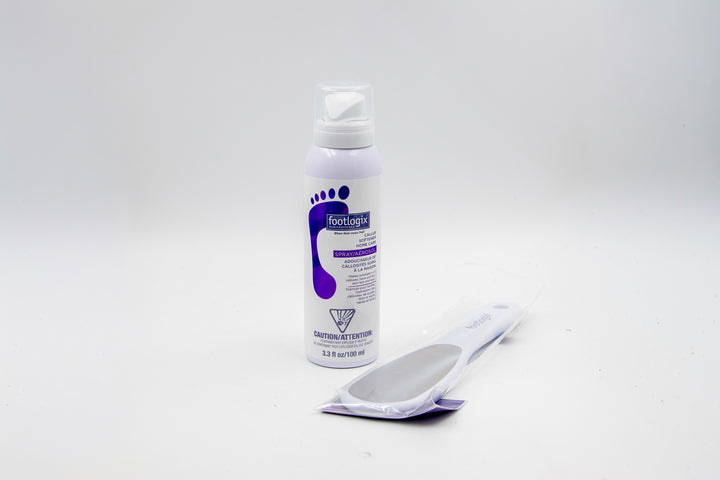 Footlogix At home foot care combo - callus softener (100 ml ) and exfoliating foot file (contact us for professional pricing)