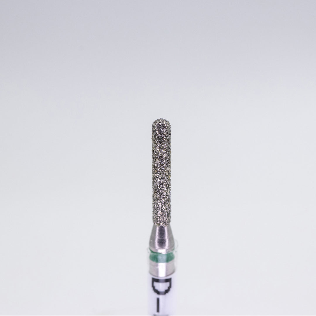 Broca de diamante para uñas D-65, forma cilindro redondeado; tamaño de cabeza 1.6x10.0 mm