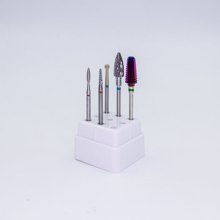 Kit de fresas para esmalte en gel | fresas para manicura con e-file