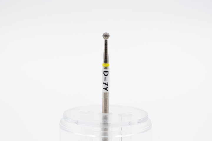 Diamond Nail Drill Bits D-7, shape Ball, head size 2.5x2.3 mm