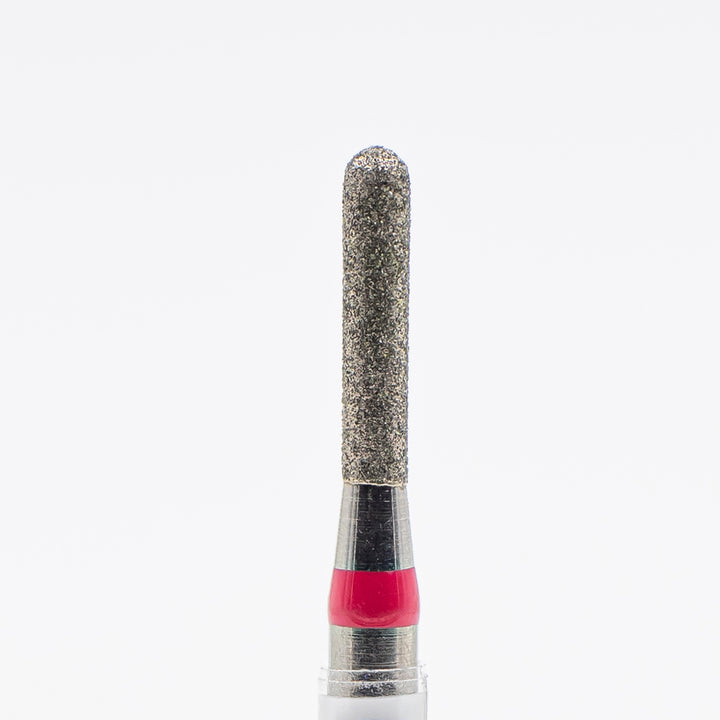 Broca de diamante para uñas D-65, forma cilindro redondeado; tamaño de cabeza 1.6x10.0 mm