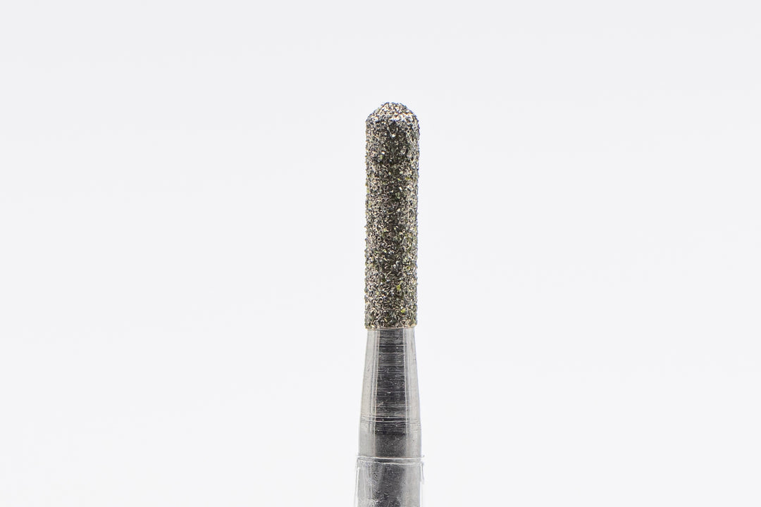 Diamond Nail Drill Bit D-65, shape  Rounded Cylinder; head size 1.6x10.0.mm