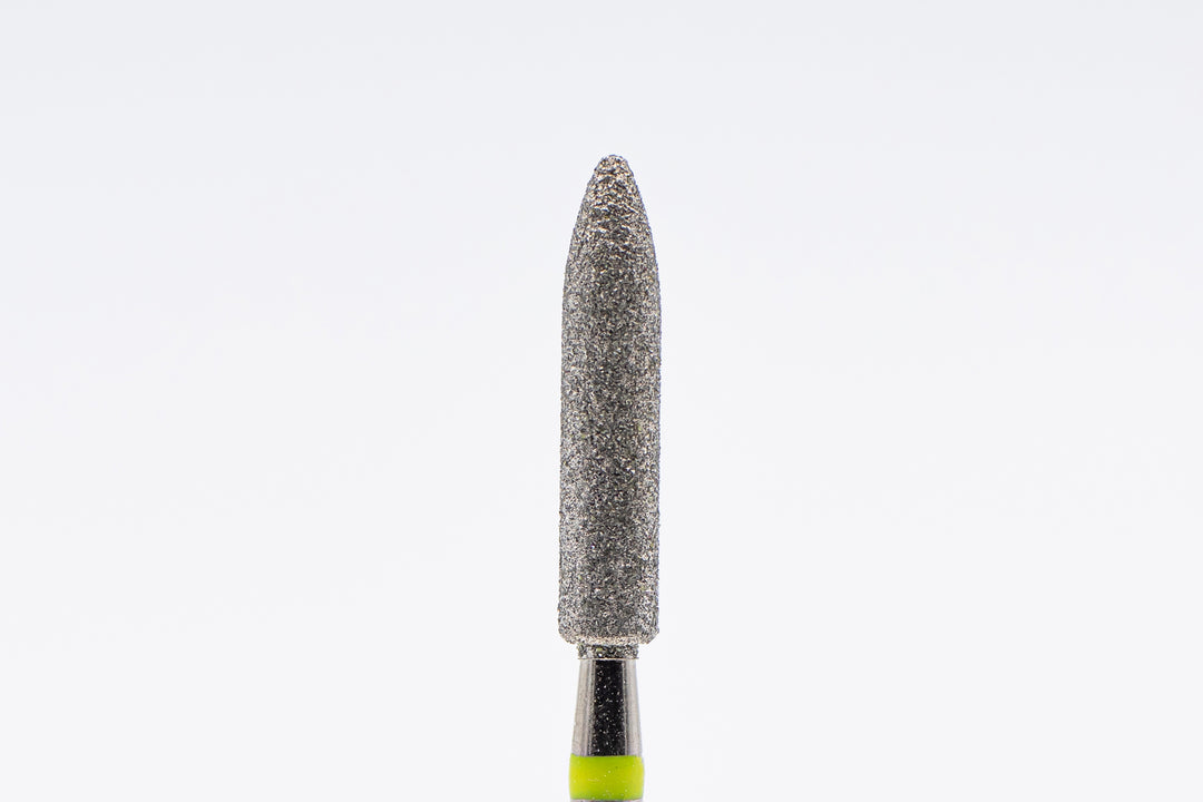 Forets à ongles diamantés D-109, forme de balle arrondie, taille de la tête 3x15,5 mm