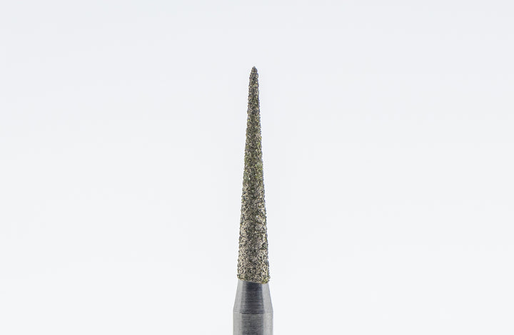 Forets à ongles diamantés D-71/1, forme aiguille, taille de tête 1,4x10 mm