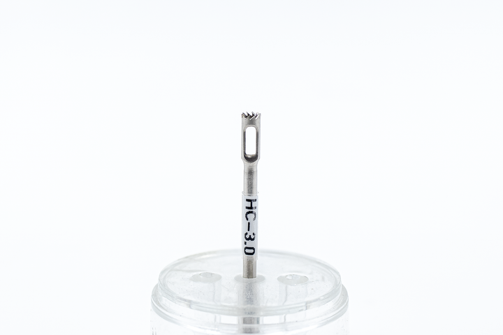 Foret creux pour l'élimination du maïs avec lame dentée 3.0