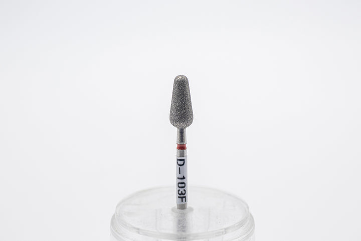 Diamond Nail Drill Bit D-103, shape corn, head size 5.5x12 mm