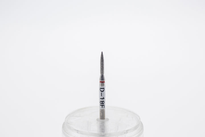 Diamond Nail Drill Bits D-18, shape pointed bullet, head size 1.6x10 mm