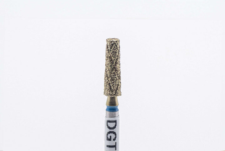 Coated Diamond Cool Groove Nail Drill Bit  DGTZ-3.1, shape half-cone, size 3.1x10 mm