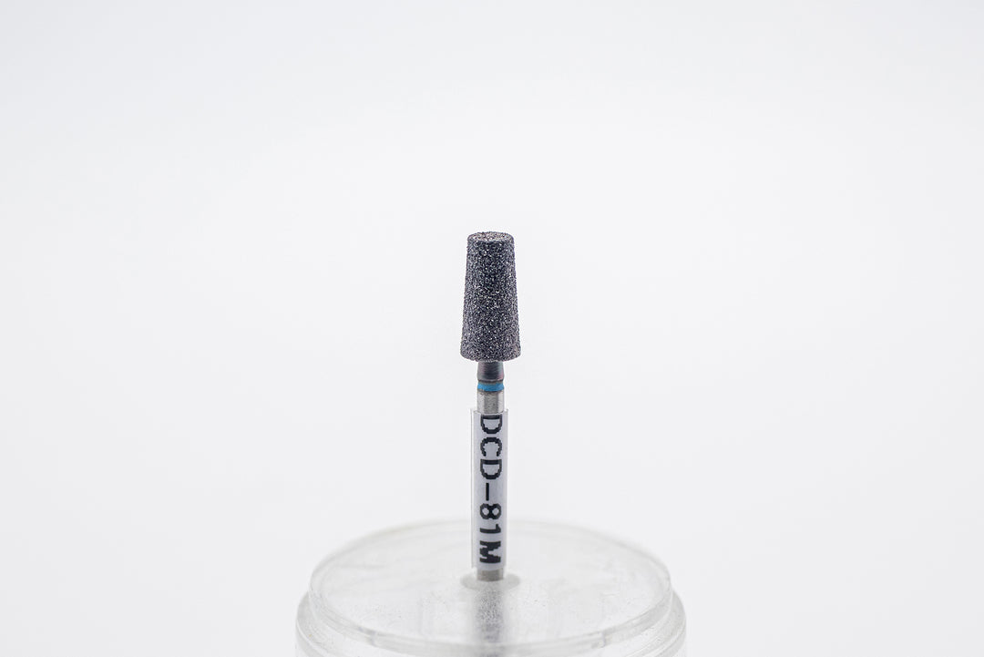 Coated Diamond Nail Drill Bits DCD-81, shape tapered barrel, head size 5x10mm