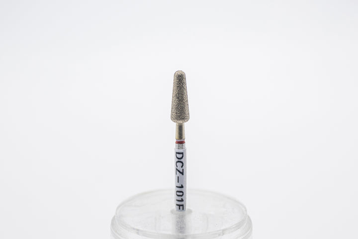 Forets à ongles diamantés avec revêtement DCZ-101, forme maïs, taille 4,5x12 mm