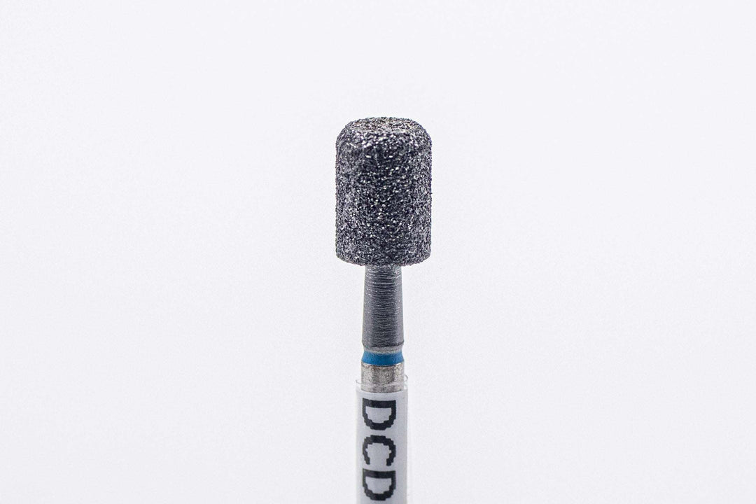 Coated Diamond Nail Drill Bit model DCD-63, shape barrel with rounded edges, size 5x8mm