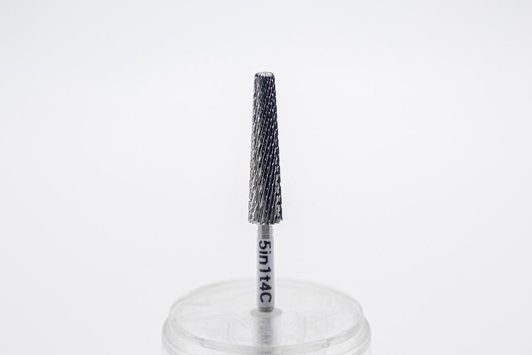 Forets à ongles en carbure de tungstène 5-en-1 type 4, tête de taille 5.2*24mm 