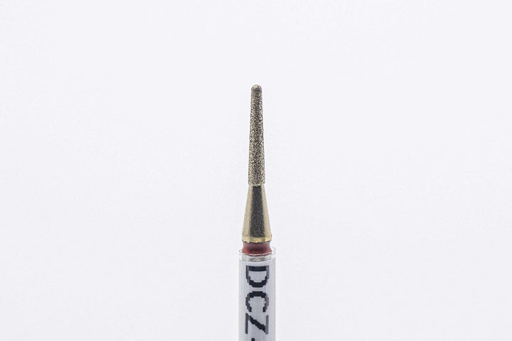 Coated Diamond Nail Drill Bit model DCZ-13, shape rounded cone, size 1.4x8mm