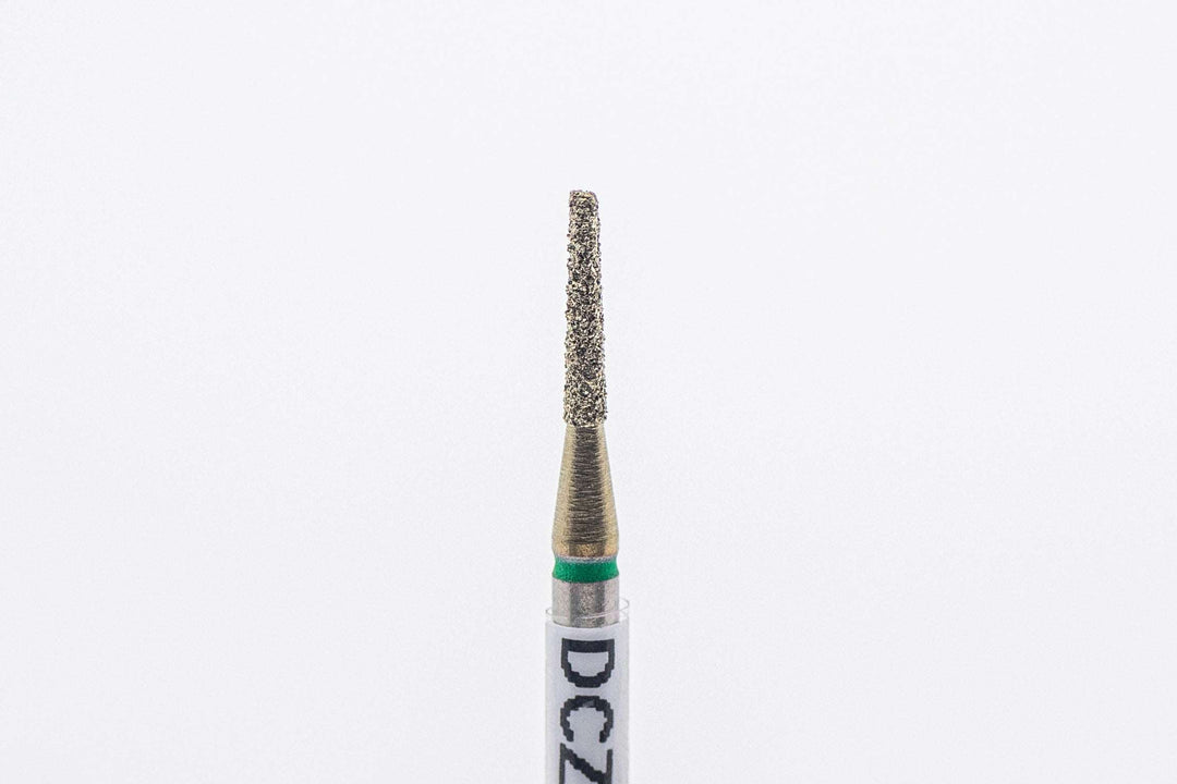 Coated Diamond Nail Drill Bit model DCZ-13, shape rounded cone, size 1.4x8mm