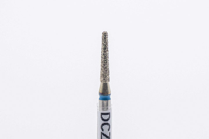 Coated Diamond Nail Drill Bit model DCZ-15, shape rounded cone, size 1.8x10mm