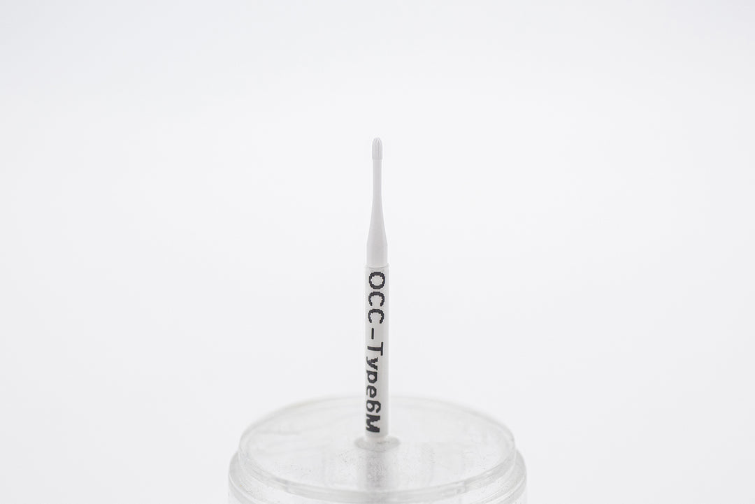 Nettoyer uniquement le foret à ongles en céramique OCC-6M Medium ; Taille de la tête: 1,4*3,0 mm