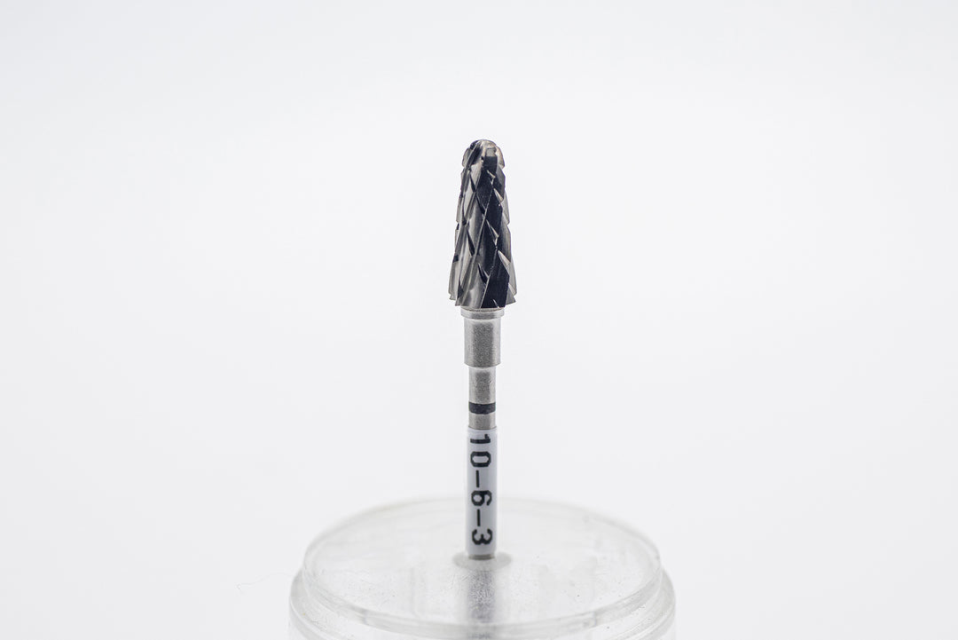 Tungsten Carbide Nail Drill Bit 10-6-3, extreme coarse; head size 6x14mm