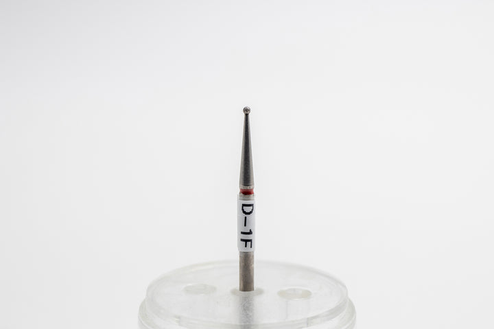 Diamond Nail Drill Bits D-1, shape Ball, head size 1.2x1.0 mm