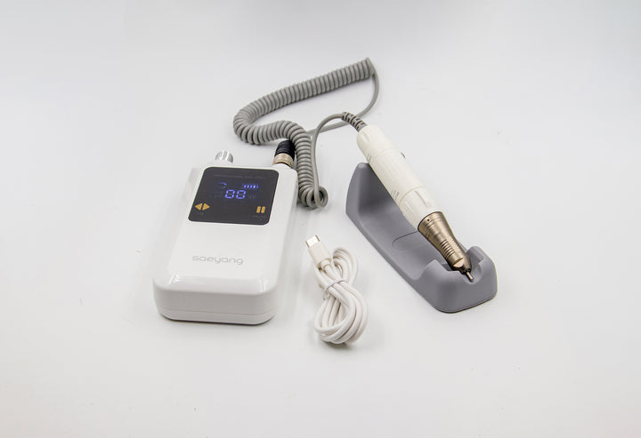 Saeyang K30S portable cordless e-file with BS30S brushless handpiece