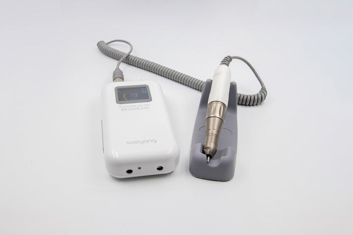 Saeyang K48 Pro portable cordless e-file with BS35 brushless handpiece