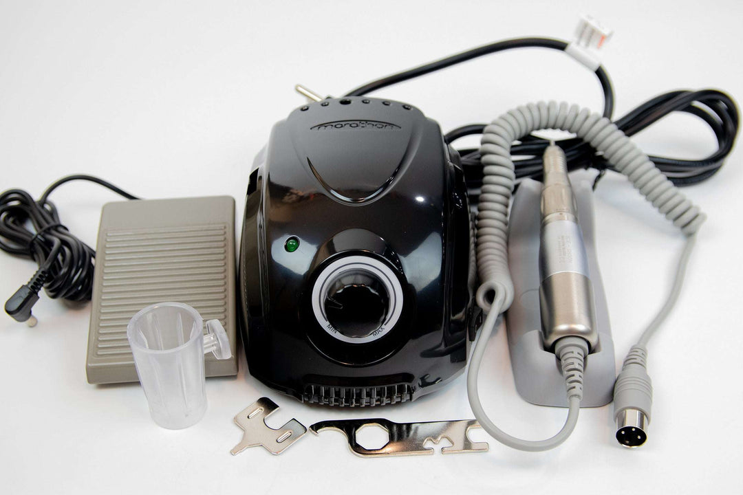 Saeyang Marathon 3 Champion E-file with SH30N Handpiece and on/off Pedal Original 30K RPM