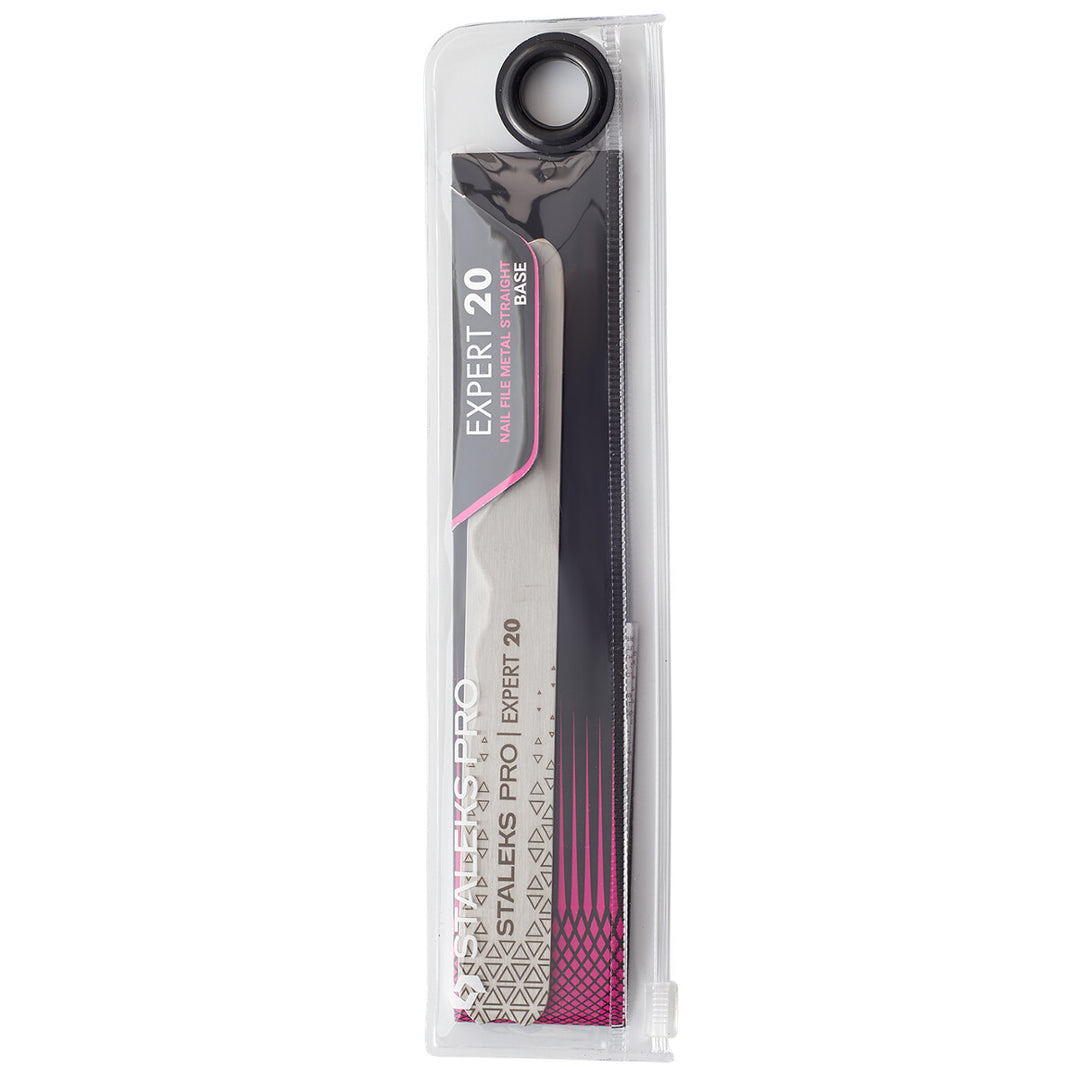 Staleks Metal nail file, straight, base EXPERT 20 size 160x19 mm