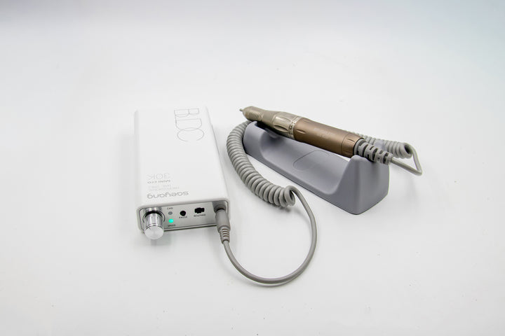 Saeyang MINI CRO portable cordless e-file with BS30 brushless handpiece