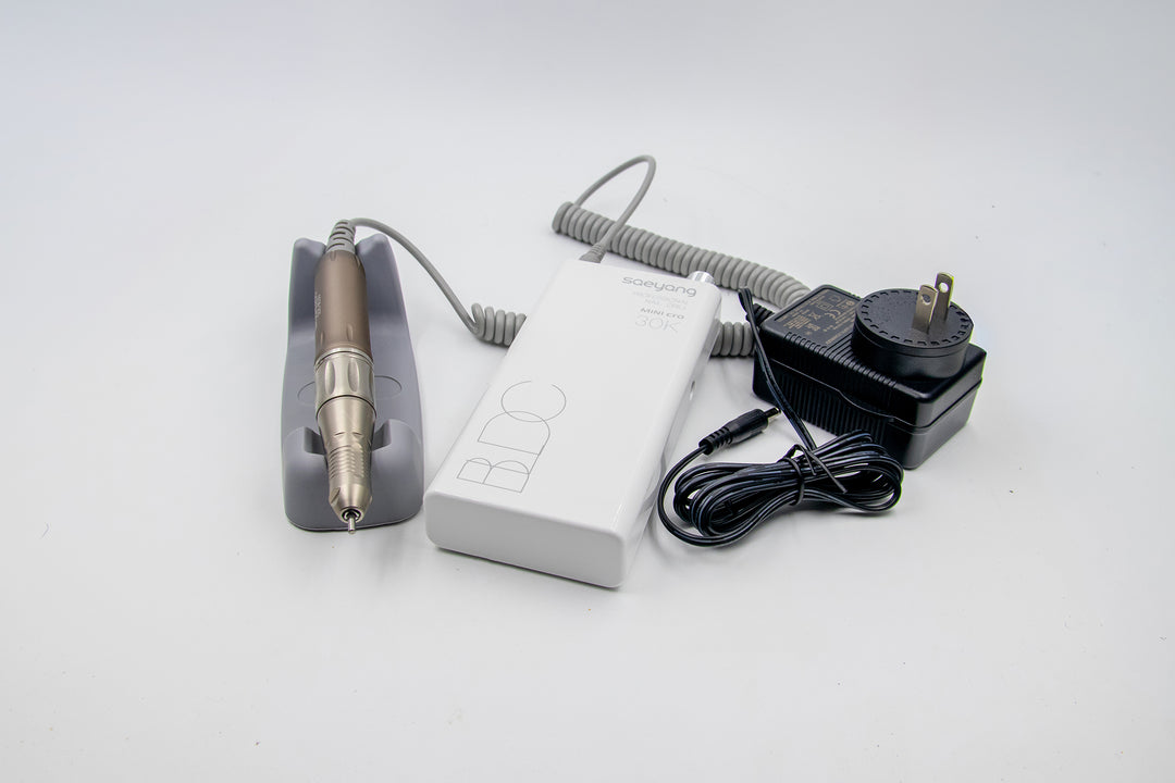 Saeyang MINI CRO portable cordless e-file with BS30 brushless handpiece