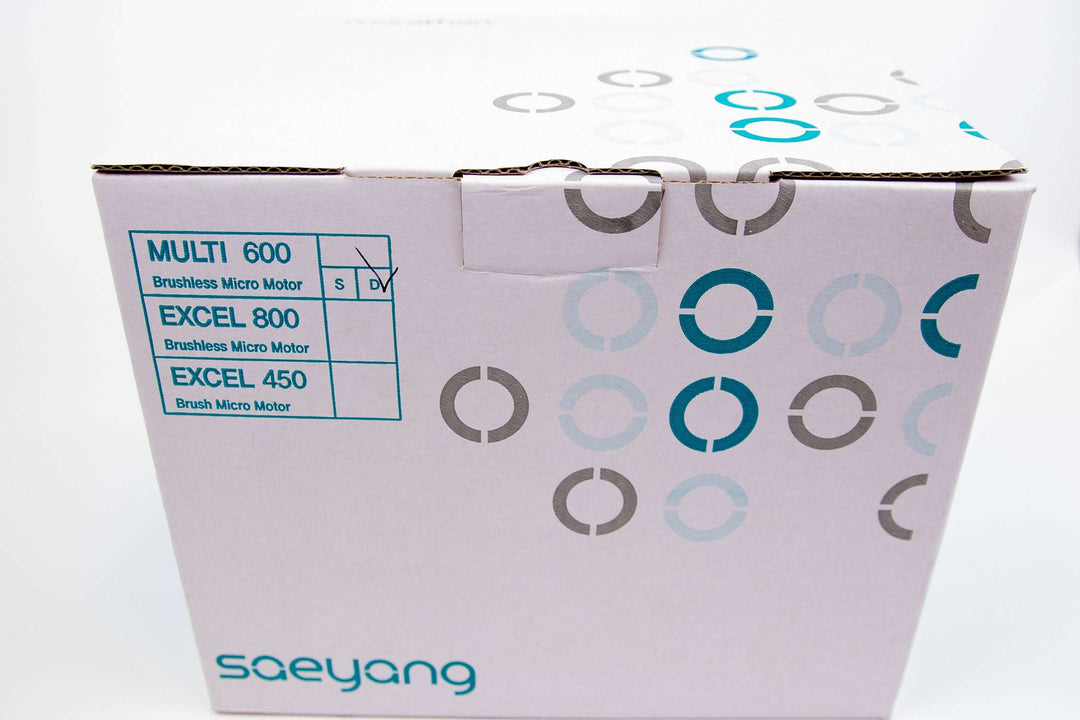 Saeyang Multi 600 Duo with Brushless BM50S1 handpiece with FS60N Speed Pedal Original - Powerful E-file