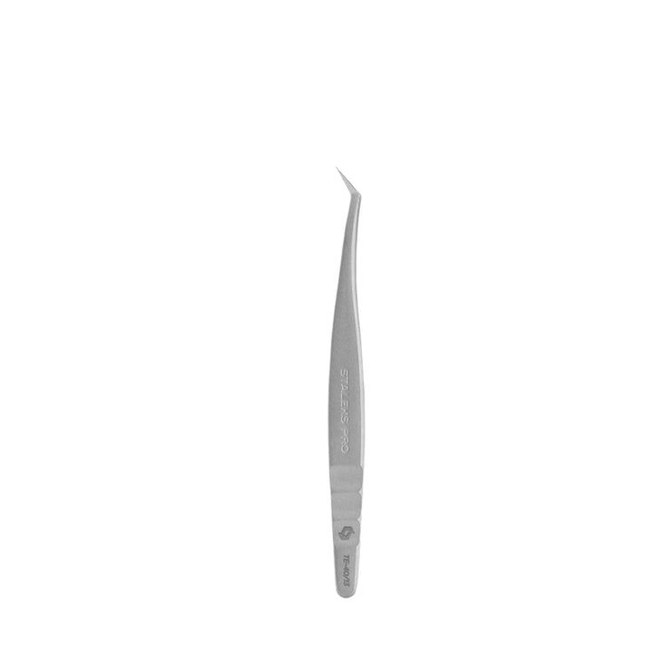 Staleks Professional Eyelash Tweezers EXPERT 40 TYPE 13 (L-shaped, 40')