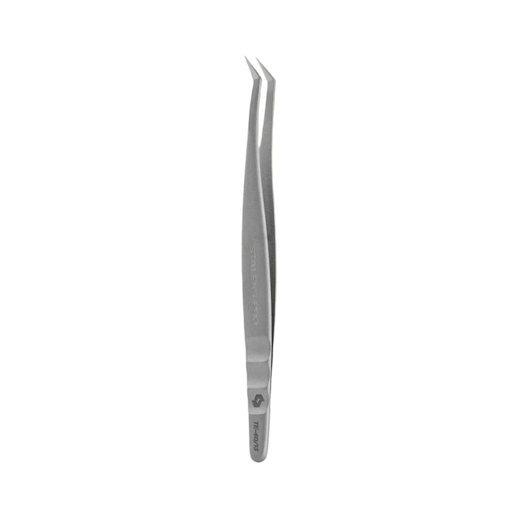 Staleks Professional Eyelash Tweezers EXPERT 40 TYPE 13 (L-shaped, 40')