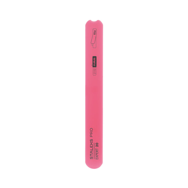 Staleks Slanted plastic nail file, straight, base EXPERT 20 size 160x19 mm