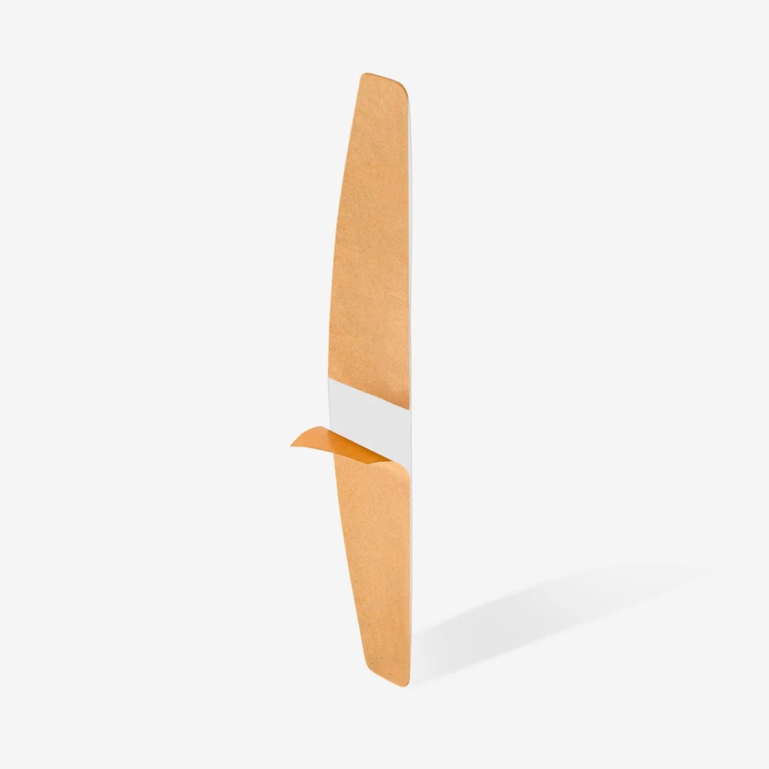 Staleks Disposable White Files for Banana Nail File on Soft Foam Layer EXPERT 40, size 162x24 mm