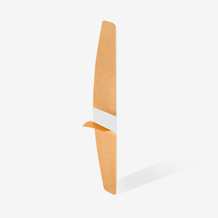 Staleks Disposable White Files for Banana Nail File on Soft Foam Layer EXPERT 40, size 162x24 mm
