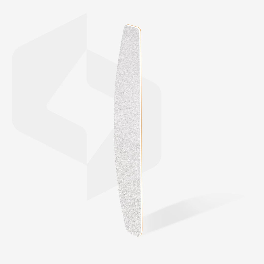 Staleks Disposable White Files for Banana Nail File on Soft Foam Layer EXPERT 40, size 162x24 mm