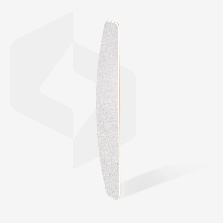 Staleks Disposable White Files for Banana Nail File on Soft Foam Layer EXPERT 40, size 162x24 mm