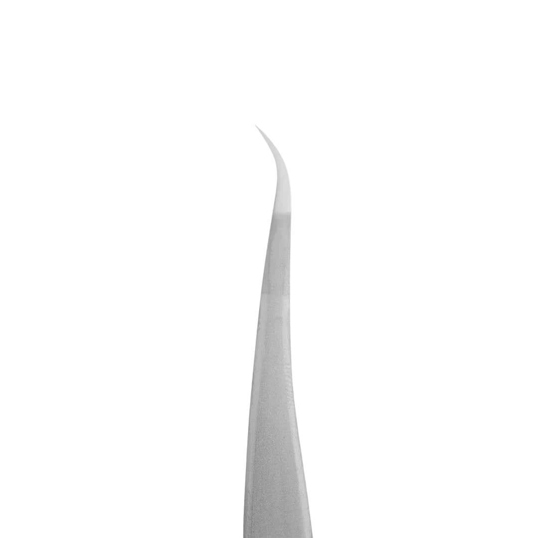 Staleks Professional Eyelash Tweezers EXPERT 41 TYPE 3 (curved)