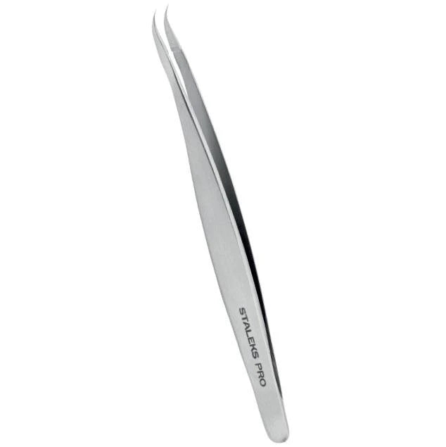 Staleks Professional Eyelash Tweezers EXPERT 41 TYPE 3 (curved)