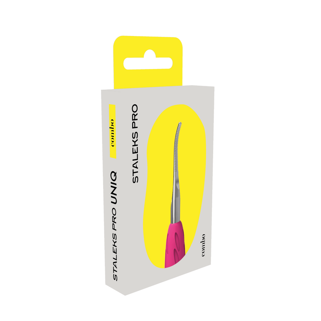 Toenail File with Bent End – Working Part of the Pusher COMBO UNIQ 37 for Pedicure