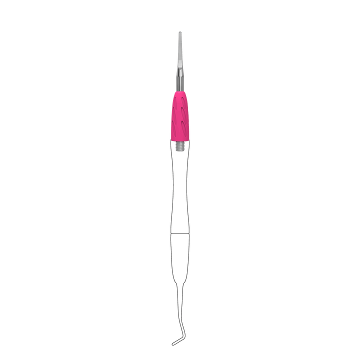 Straight toenail file - working part of the pusher Combo UNIQ 38 for Pedicure