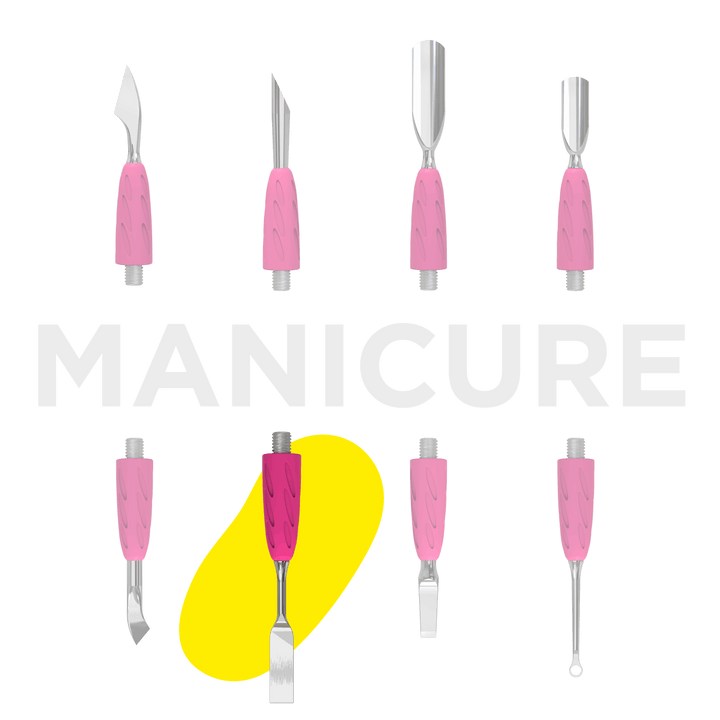 Straight Flat Pusher – Working Part of the Pusher COMBO UNIQ 18 for Manicure and Pedicure