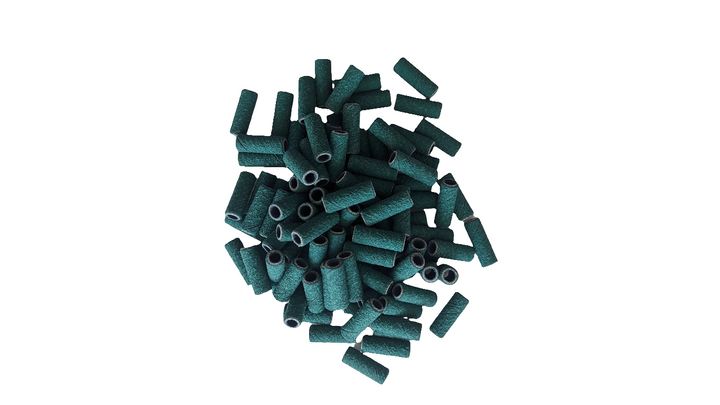 MINI Green Sanding Bands; size 3x12.7 mm— 100 pieces