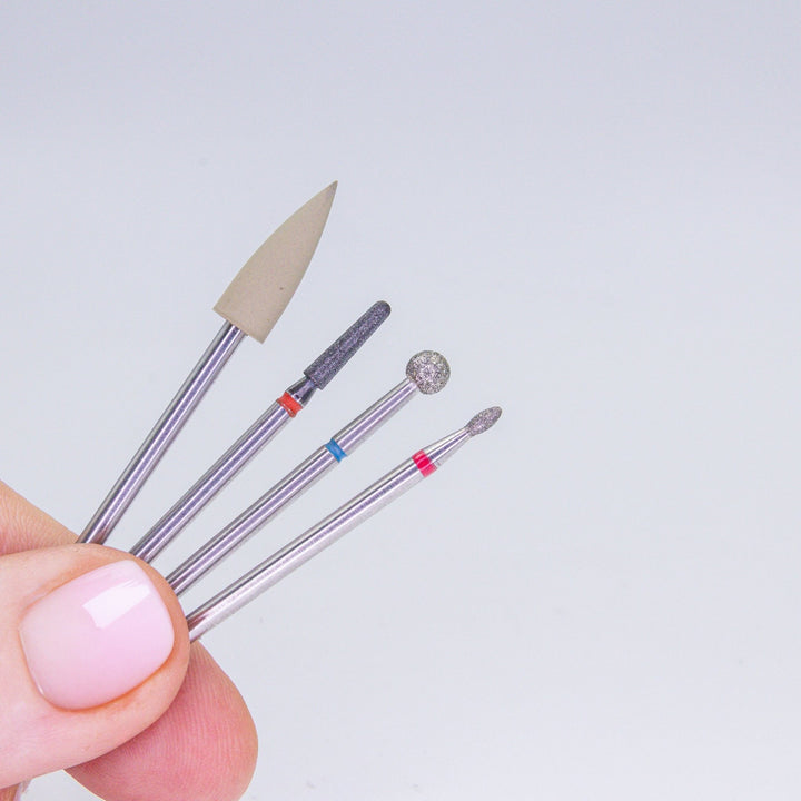 Bit kit for Natural Nails | E - file manicure drill bits - U - tools - U - tools