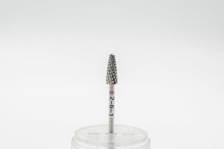 Tungsten Carbide Nail Drill Bit 2-6-1, coarse; head size 5x13.5mm